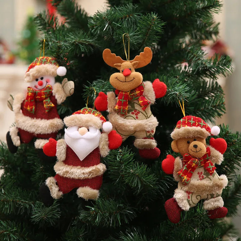 Christmas Santa Claus Snowman Party Hanging Ornaments