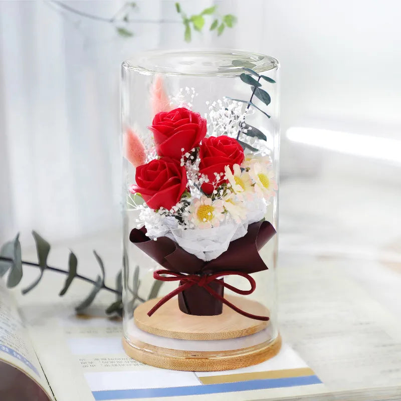 Valentine'S Day Romantic Multicolor Soap Flower Artificial flowers
