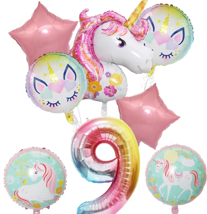 cute rainbow star  aluminum film home party carnival balloons