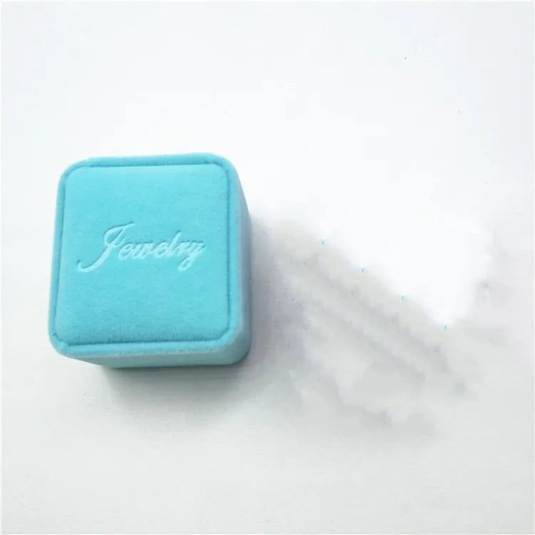 Flannel Solid Color Jewelry Boxes