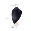 1 Piece PU Wood Simple Style Solid Color Jewelry Display Bust