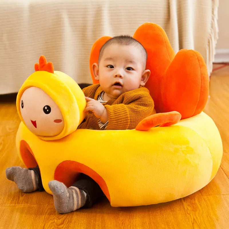 New Cartoon Baby Learning Seat Sofa Children Plush Sofa Lazy Sofa Chair Baby Learning Seat Gift Wholesale