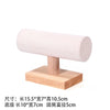 Wooden Bracelet Display Stand Single Layer I-Shaped Watch Storage Rack Nordic Style Jewelry Accessory Organizer Velvet And Solid Wood