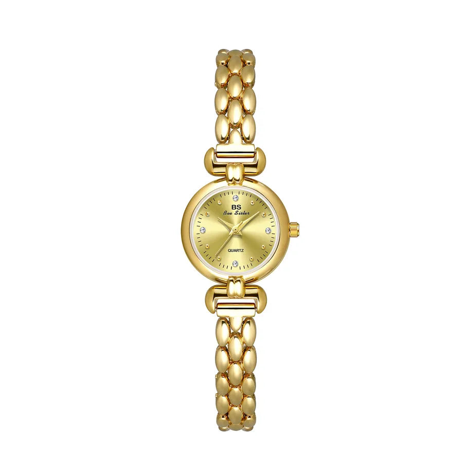 Glam Retro Solid Color Jewelry Buckle Quartz Women's Watches