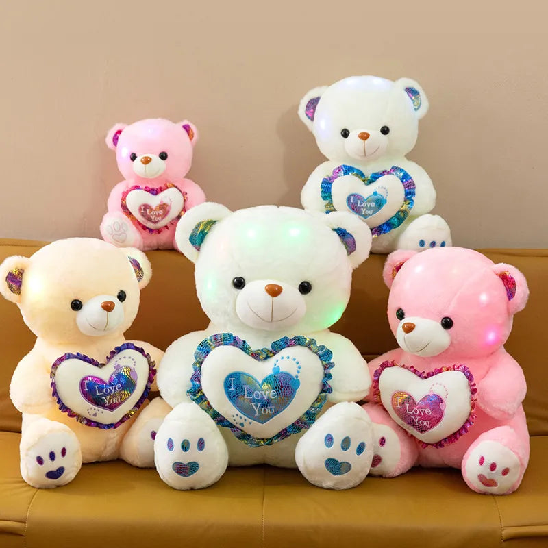 Stuffed Animals & Plush Toys Letter Bear Heart Shape PP cotton Toys