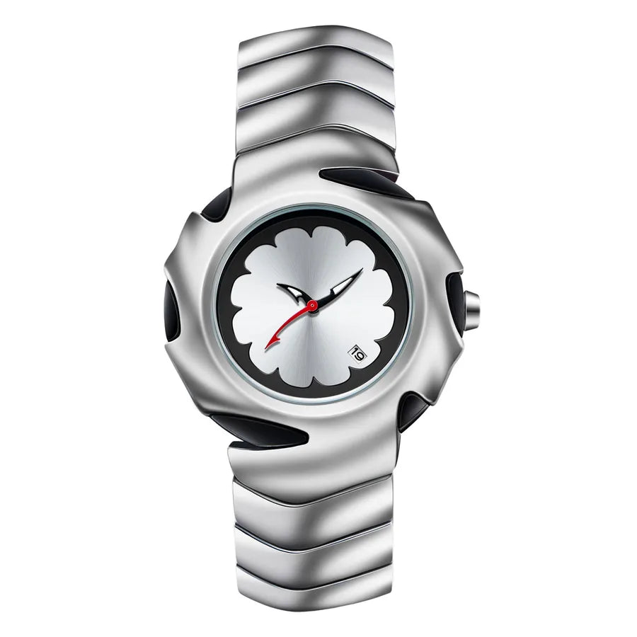 Streetwear Geometric Butterfly Double Snap Quartz Men's Watches