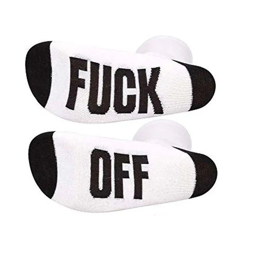 unisex casual letter cotton jacquard socks ankle socks