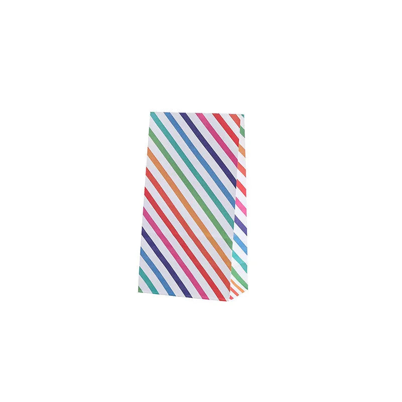 valentine's day cute stripe butterfly kraft paper party gift bags
