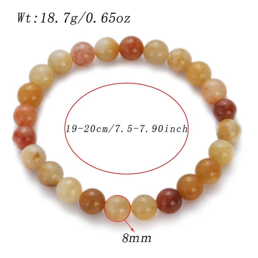 Retro Geometric natural stone Agate Bracelets In Bulk