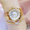Simple Style Classic Style Solid Color Jewelry Buckle Quartz Women's Watches