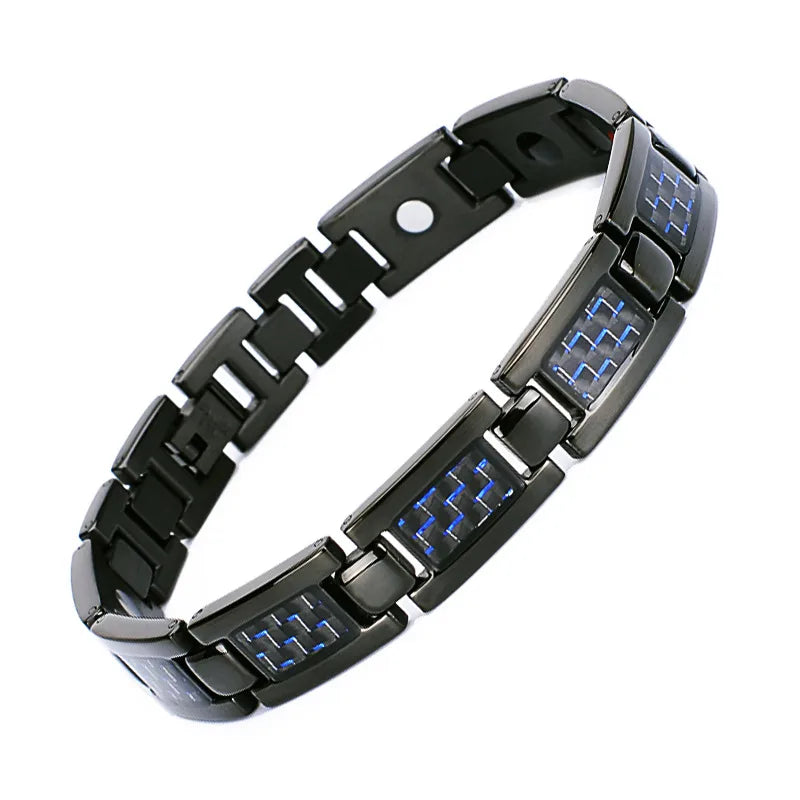 basic retro classic style geometric titanium steel men's bracelets