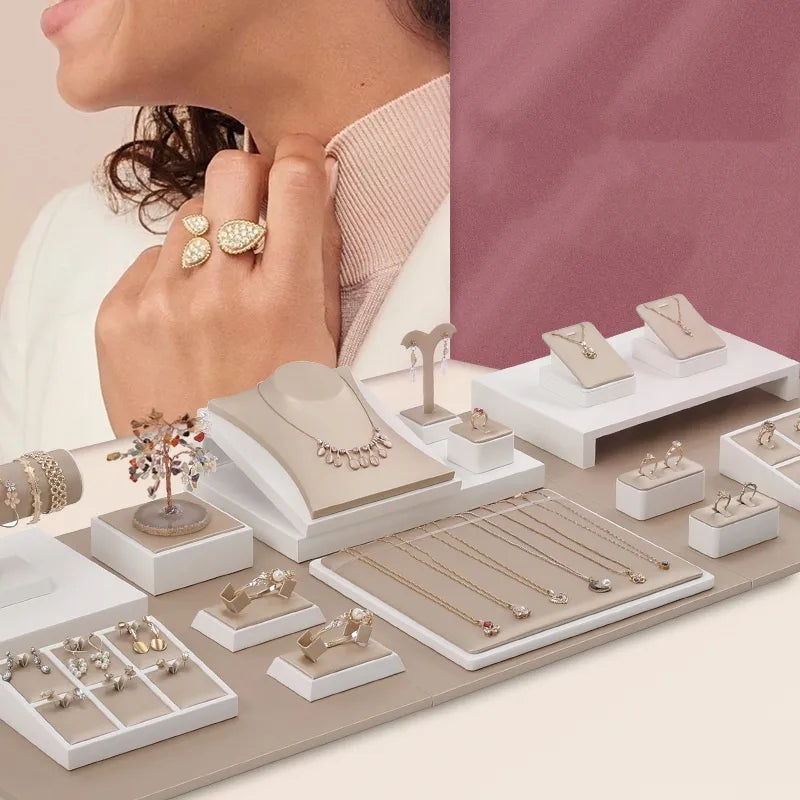 1 Piece PU IG Style Nordic Style Geometric Jewelry Display Jewelry Rack