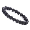 retro geometric volcanic rock rope men's bracelets