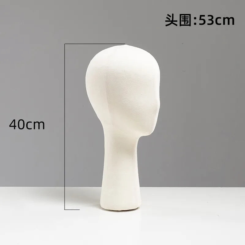 Pin Head Model Prop Display Stand Wig Hat Glasses Scarf Jewelry Holder Female Adult Mannequin Hair Extension Tool Kit