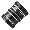 fashion five-piece leather bracelet men's jewelry wholesale