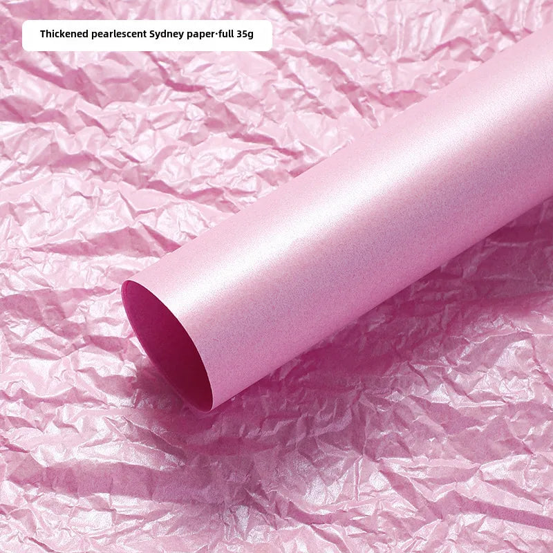 Sydney paper white bouquet packaging baking lining wrapping paper flowers floral wrapping paper hand-rolled paper preservative paper