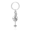 explosion key chain creative fun street fitness barbell english letter key chain wholesale nihaodropshipping