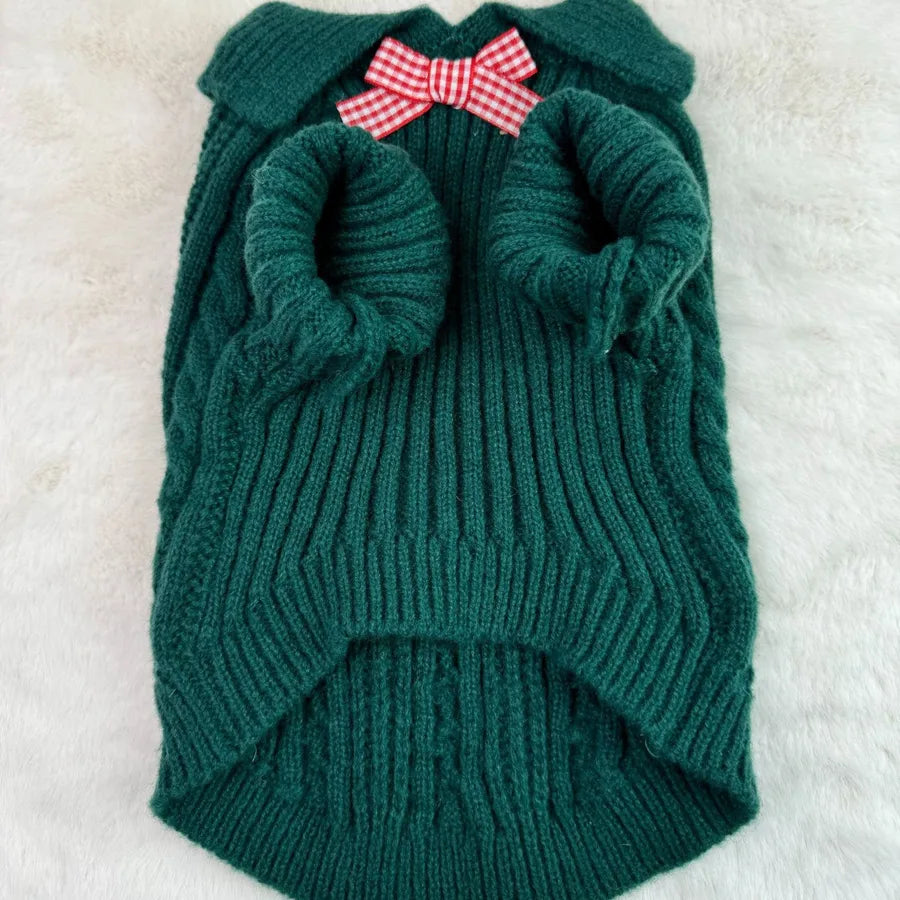 Simple Style Deer Plush Solid Color Pet Clothing