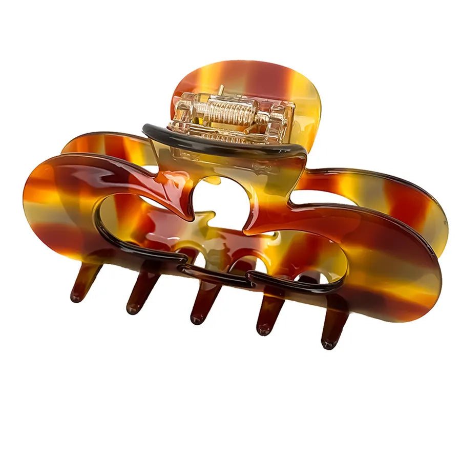 New Style Jelly Color Hair Clips Elegant Hair Accessories Shark Clamp Mermaid Effect Updo Hairpins For Women