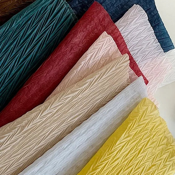 Romantic Simple Style Solid Color Crease paper Paper Date Festival Gift Wrapping Supplies Party Supplies Gift Wrapping Supplies 5 PCS/Package