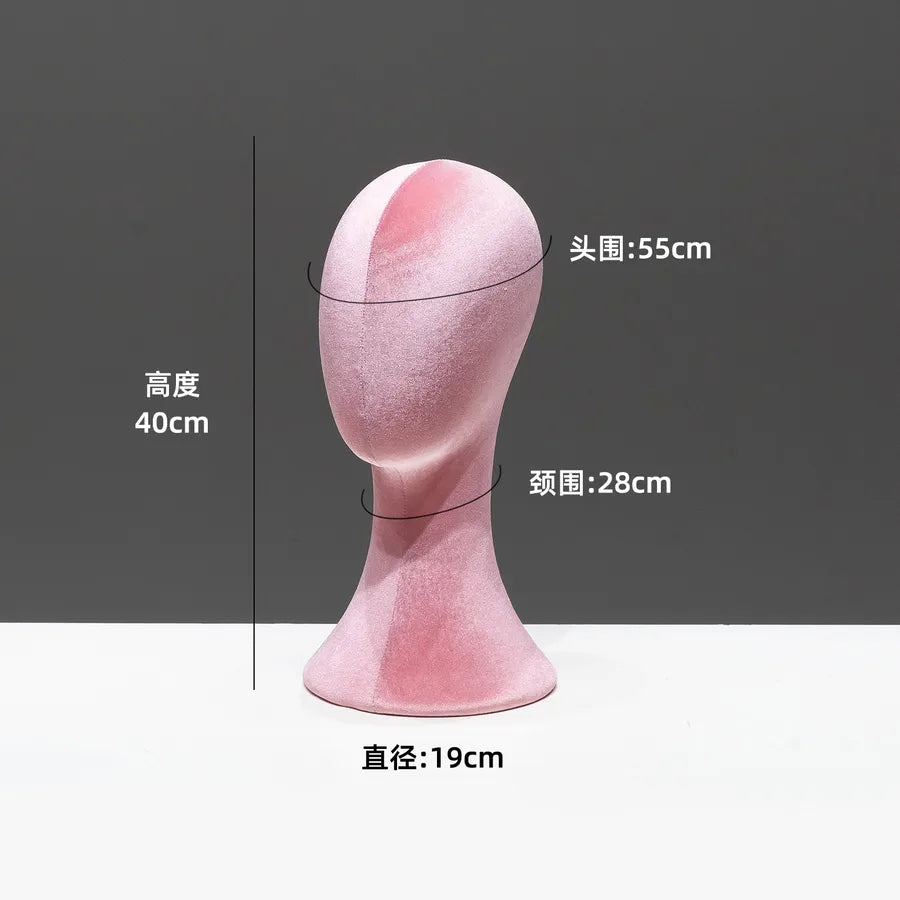 Mannequin Head Display Stand Hat Necklace Holder Pin-able Wig Adult Unisex Model Hairdressing Salon Beauty School Supplies