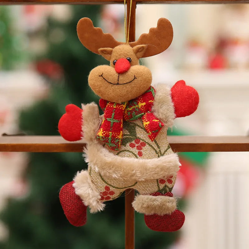 Christmas Santa Claus Snowman Party Hanging Ornaments