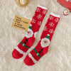 Christmas Christmas Women's Cartoon Polyester Jacquard Crew Socks A Pair