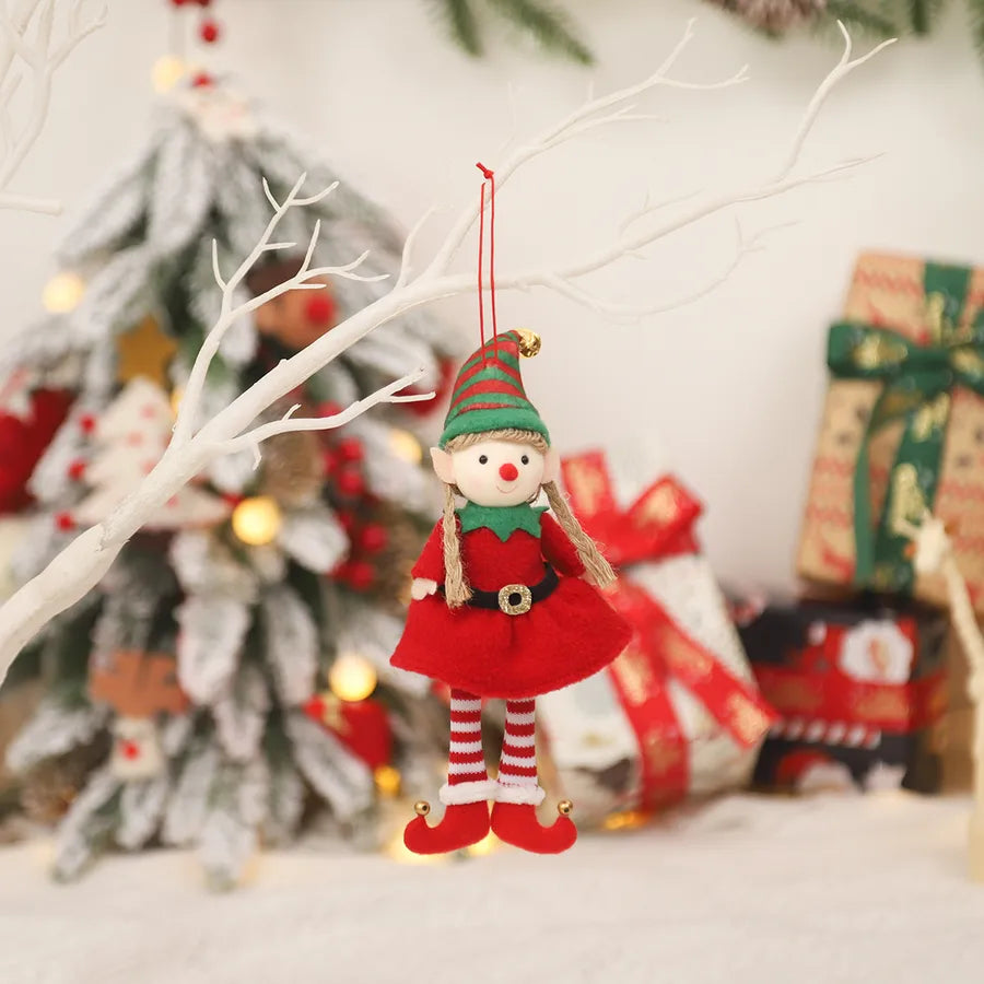 Christmas Pastoral Cartoon Character Indoor Party Hanging Ornaments