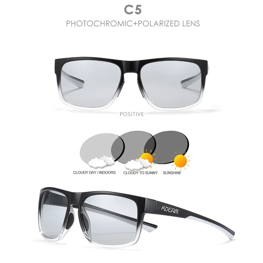 casual sports solid color pc square full frame men's sunglasses