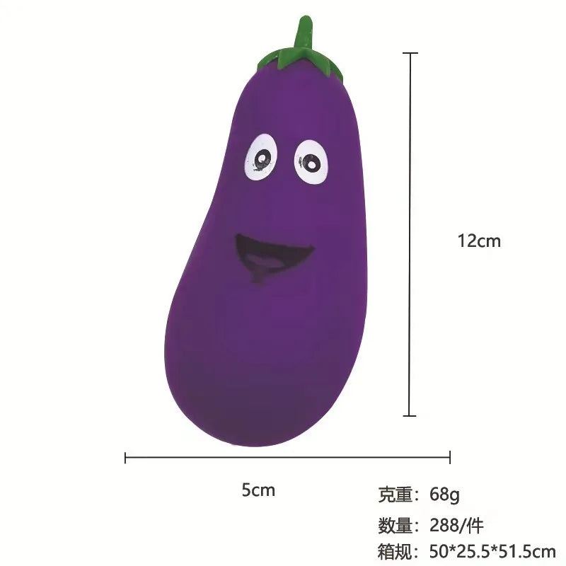 Cartoon Vegetable plastic squishy toy