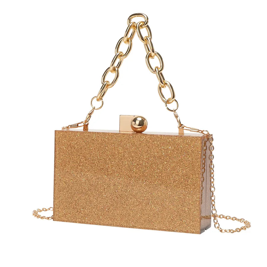 new evening bag acrylic portable crossbody wedding banquet women's clutch   exclusive