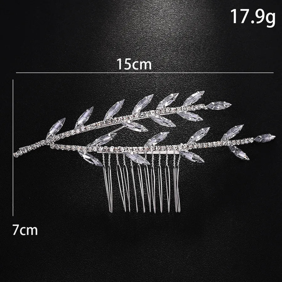 New Handmade Crystal Hair comb Wedding Jewelry Fashion Elegant Bride Hair comb Hair Headwear Hair comb