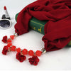 women's sweet flower chiffon kerchief