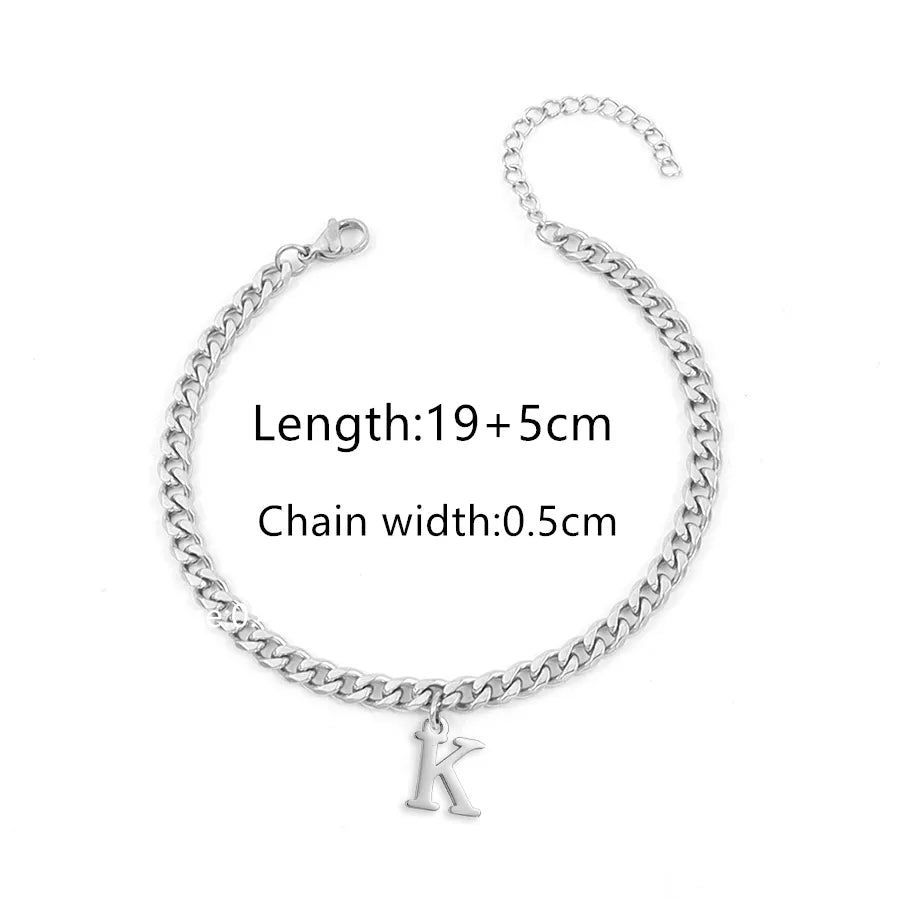 Simple Style Classic Style Letter 201 Stainless Steel 304 Stainless Steel Men's Bracelets