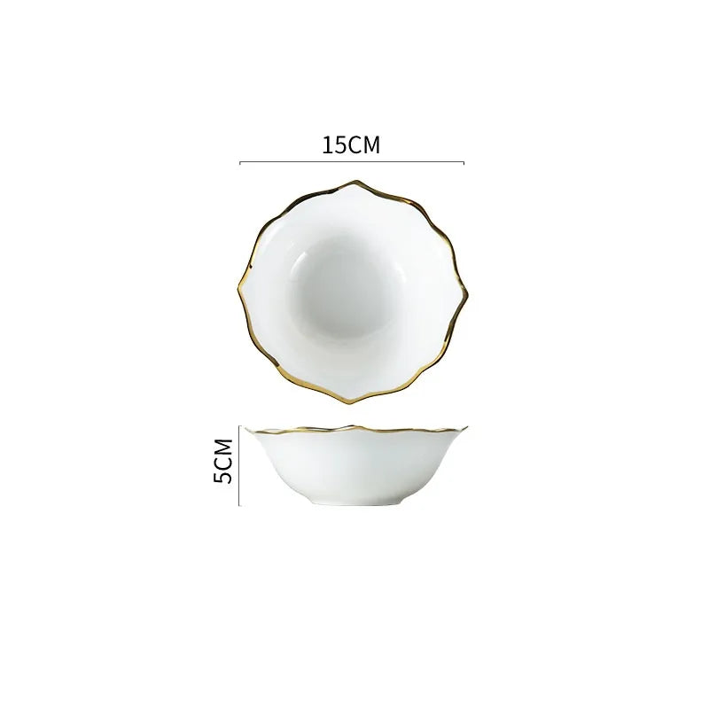 Elegant Stripe ceramics plate 1 Piece