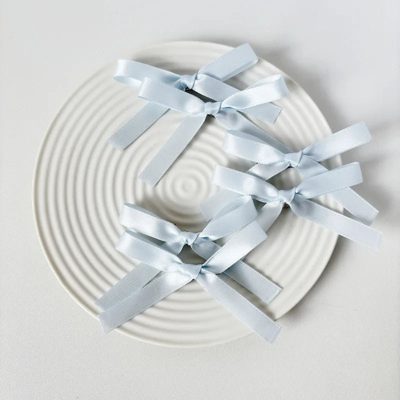 Cute Preppy Style Women's Bow Knot Synthetic Fibre Alloy Bowknot Hair Clip