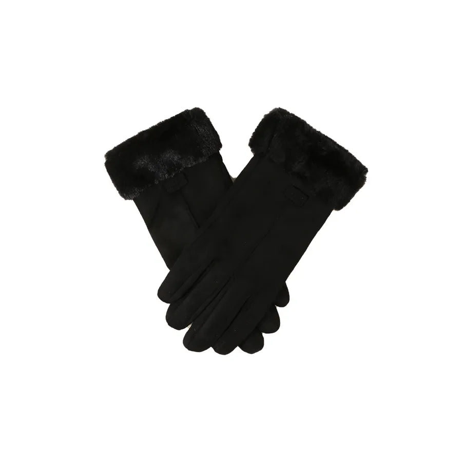 autumn/winter new warm cold split finger gloves female korean gloves
