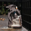 purple sand pterosaur backflow incense burner creative ceramic Castle pterosaur backflow smoke incense burner ornaments crafts