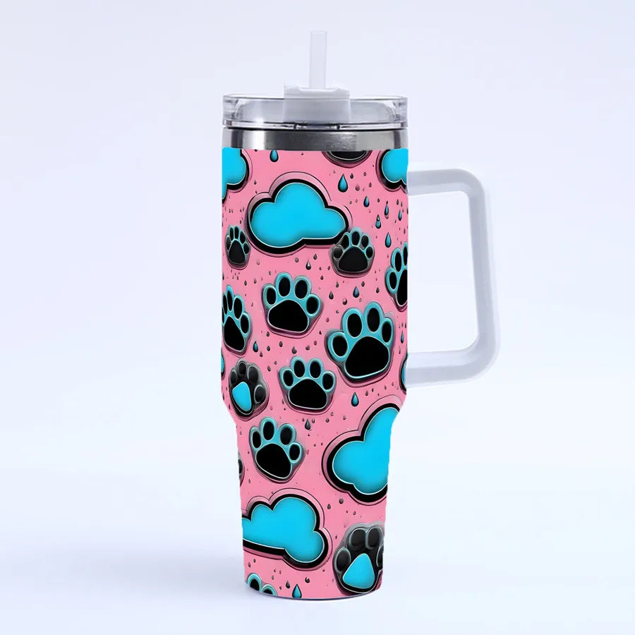 Valentine'S Day Casual Elegant Glam Letter 201 Stainless Steel 304 Stainless Steel Thermos Cup 1 Piece