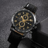 business geometric buckle quartz men's watches