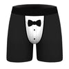 A generation of bow tie Christmas digital printing men's stretch comfortable breathable underwear gift popular boxers