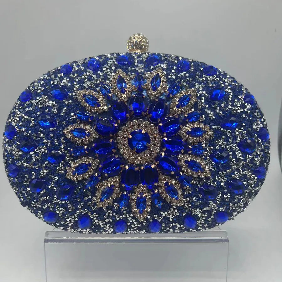 Sunflower Diamond-encrusted Dinner Bag Fashion Banquet Women's Clutch Bag Personality Dress Evening Bag