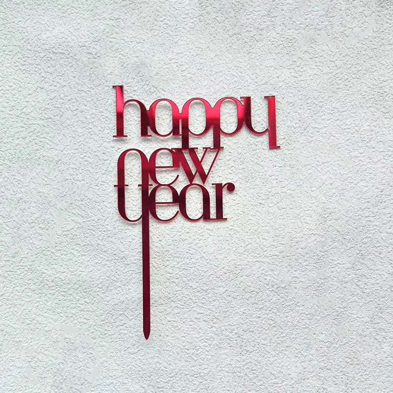 Christmas New Year Casual Elegant Lady Letter Plastic Holiday Banquet Selfie Cake Decorating Supplies Party Supplies Cake Decorating Supplies 1 Piece