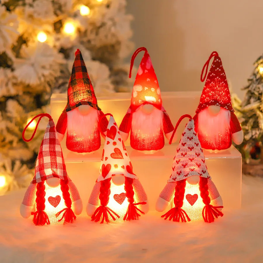 Christmas Valentine'S Day Cute Cartoon Holiday Date Hanging Ornaments