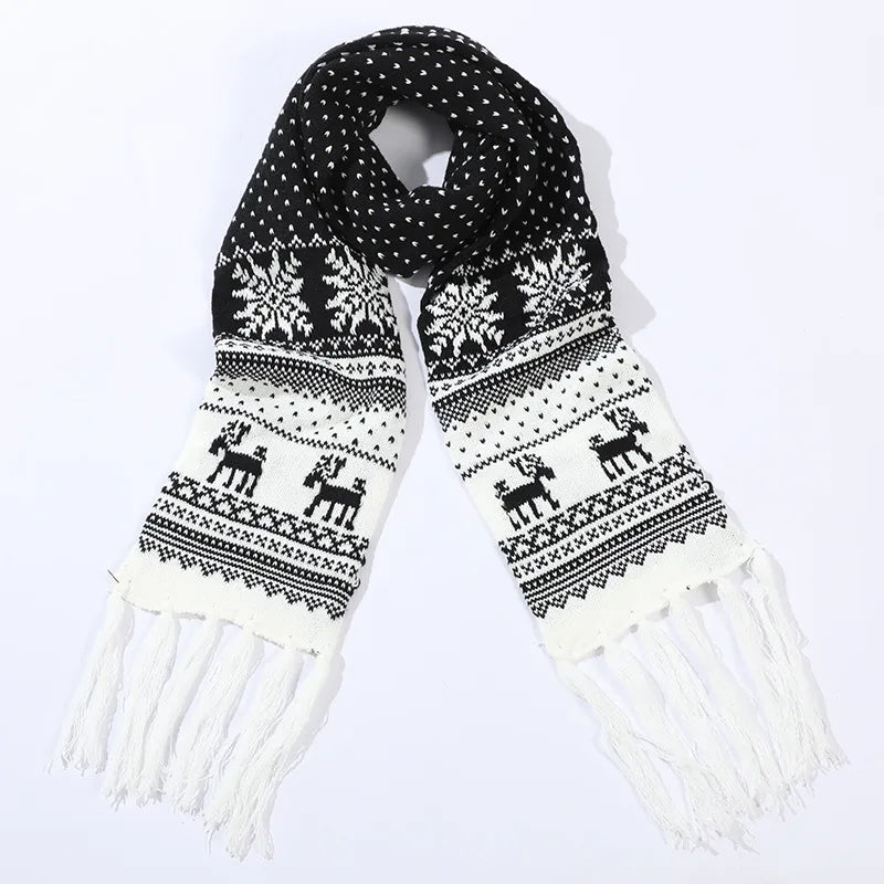 Women's Casual Elk Polyester Scarf