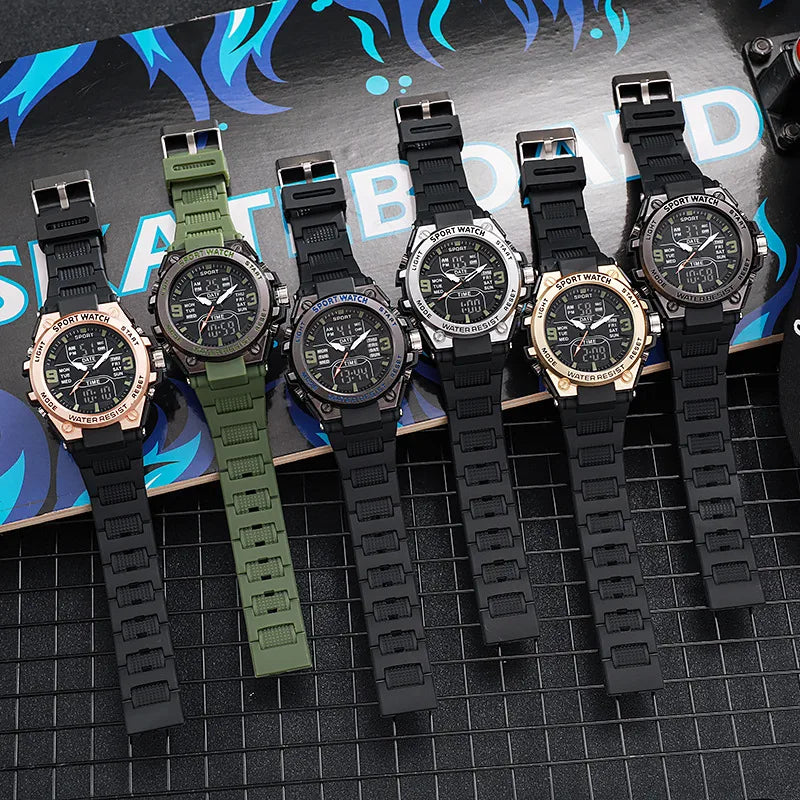 Classic Style Streetwear Solid Color Electronic Women's Watches