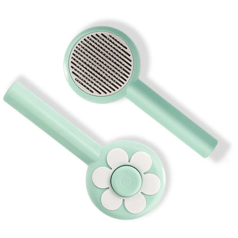 basic stainless steel plastic solid color pet accessories