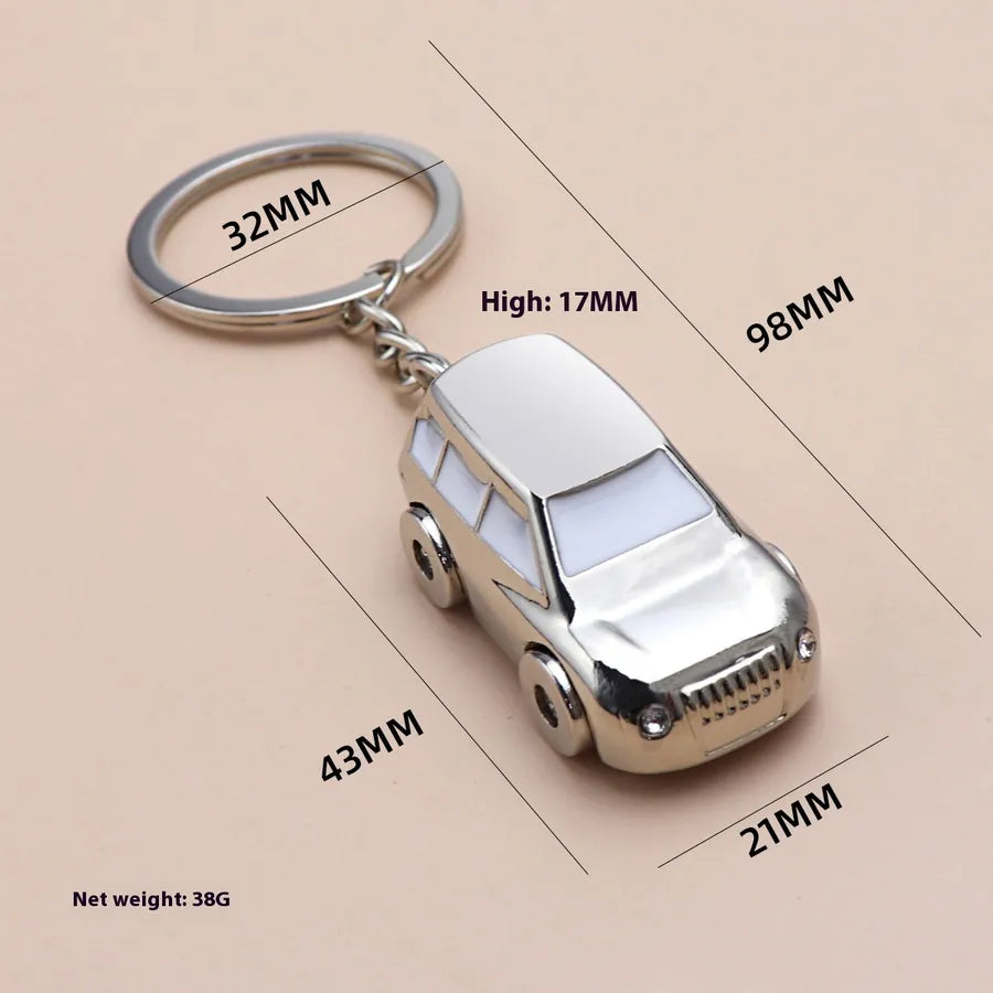 1 Piece Classic Style Car Metal Unisex Bag Pendant Keychain