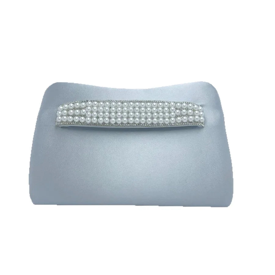 Elegant Evening Clutch Bag For Women Fashionable Square Handbag Stylish Polyester Handheld Bag Match Evening Gown Bag
