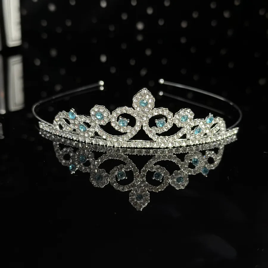 alloy children's crown hair band hair band headdress elegant temperament princess girl hair band crown wholesale